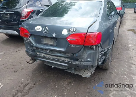 2011 Volkswagen Jetta 2.5L Se из США, поврежденный, VIN 3VWDZ7AJ7BM046428